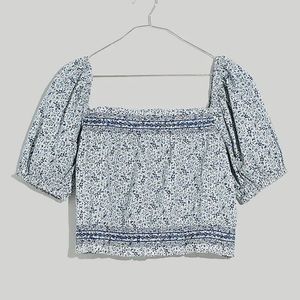 NWT Madewell Plus Jeanette Top in Florentine Floral - 2X